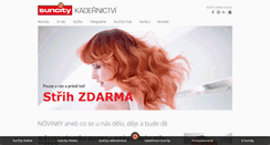Desktop Screenshot of kadernictvi-suncity.cz